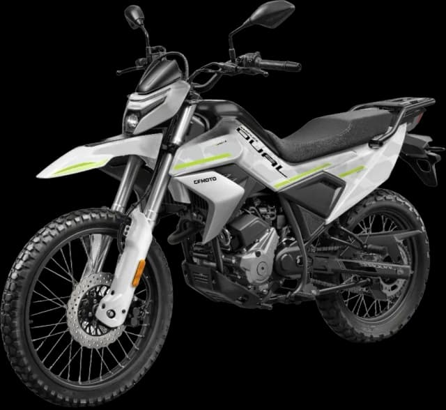 CFMOTO 250 DUAL de perfil