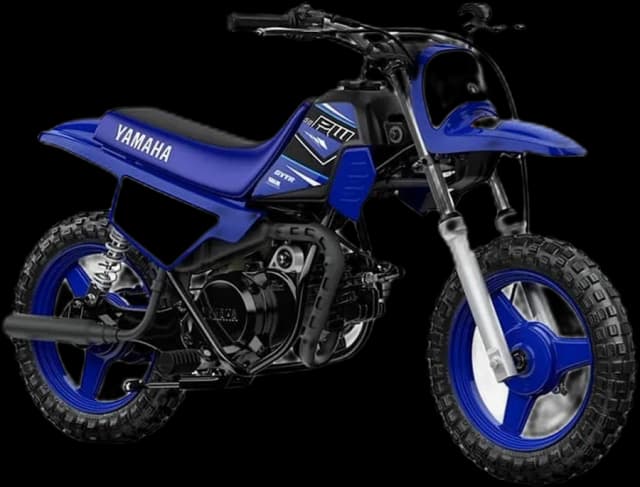 Yamaha PW50 de perfil
