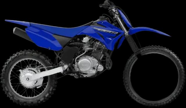 Yamaha TT-R110E de perfil
