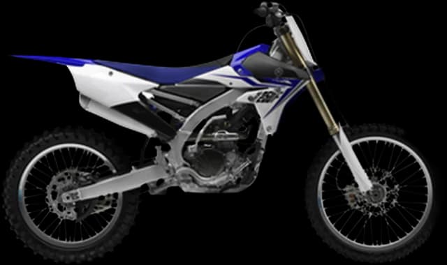 Yamaha YZ250F de perfil